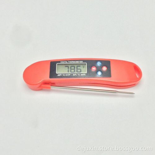 2016 Newest Fold 4 seconds Instant Talking Meat Thermometer With Backlight For BBQ/Grill